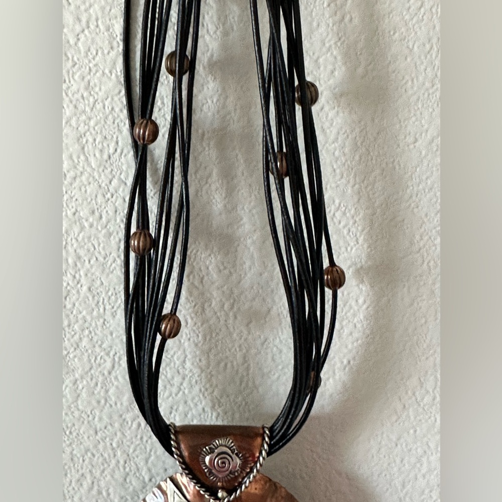 Earrings and Nicklace Jewelry Set -“Princess Warrior “ /Boho, Western, Native . - Picture 8 of 15